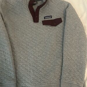 Patagonia Gray Quilted Men's Sweater